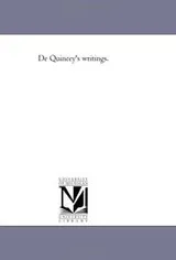 Cover of De Quincey's writings