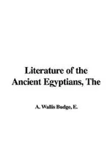 Cover of Literature of the Ancient Egyptians