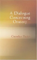Cover of A Dialogue Concerning Oratory