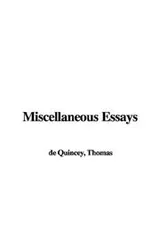 Cover of Miscellaneous Essays