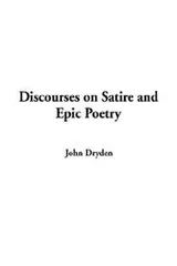 Cover of Discourses on Satire and Epic Poetry
