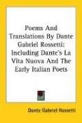 Cover of Poems And Translations By Dante Gabriel Rossetti