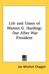 Cover of Life and Times of Warren G. Harding