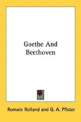 Cover of Goethe and Beethoven