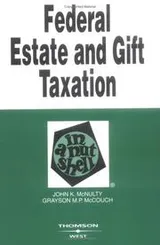 Cover of Federal estate and gift taxation in a nutshell