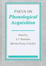 Cover of Focus on Phonological Acquisition
