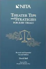Cover of Theater tips and strategies for jury trials