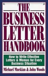 Cover of The business letter handbook