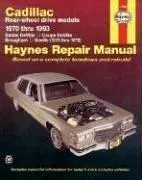 Cover of Cadillac RWD automotive repair manual