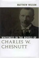 Cover of Whiteness in the novels of Charles W. Chesnutt