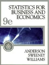 Cover of Statistics for Business and Economics, Ninth Edition