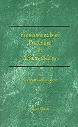 Cover of Fundamentals of Procedure in Actions at Law
