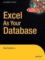Cover of Excel as Your Database