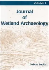 Cover of Journal of Wetland Archaeology