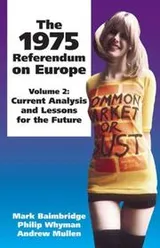 Cover of The 1975 referendum on Europe