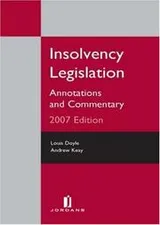 Cover of Insolvency legislation