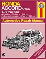 Cover of Honda Accord owners workshop manual