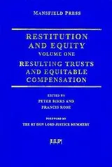 Cover of Restitution and Equity