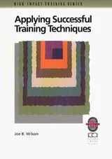 Cover of Applying Successful Training Techniques