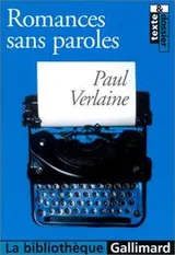 Cover of Romances sans paroles