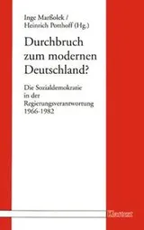 Cover of Durchbruch zum modernen Deutschland?