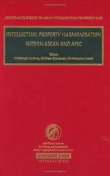 Cover of Intellectual property harmonisation within ASEAN and APEC