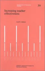 Cover of Increasing teacher effectiveness