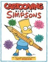 Cover of Cartooning with "The Simpsons"