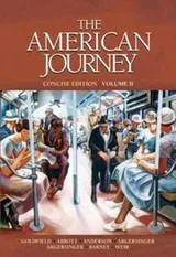 Cover of American Journey, Concise Edition, The, Volume II