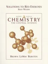 Cover of Solutions to Red Exercises for Chemistry, The Central Science