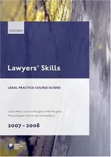 Cover of Lawyers' Skills 2007-2008