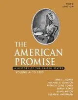 Cover of The American Promise : A History of the United States, Volume A