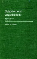 Cover of Neighborhood organizations