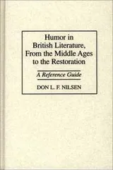Cover of Humor in British literature, from the Middle Ages to the Restoration