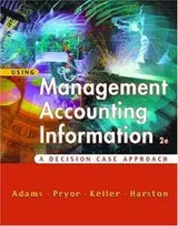 Cover of Using management accounting information