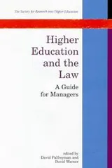 Cover of Higher education and the law