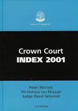 Cover of Crown Court Index