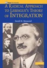 Cover of A Radical Approach to Lebesgue's Theory of Integration (Mathematical Association of America Textbooks)