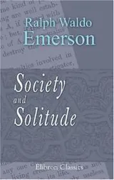 Cover of Society and solitude