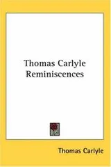 Cover of Thomas Carlyle Reminiscences