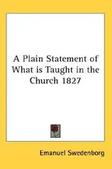 Cover of A Plain Statement of What is Taught in the Church 1827