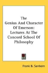 Cover of The Genius And Character Of Emerson