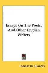 Cover of Essays On The Poets, And Other English Writers