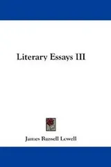 Cover of Literary Essays III