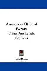 Cover of Anecdotes Of Lord Byron