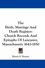 Cover of The Birth, Marriage And Death Register