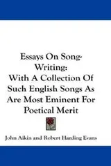 Cover of Essays on song-writing