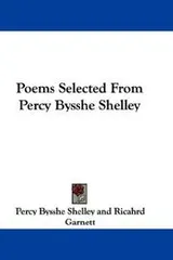 Cover of Poems selected from Percy Bysshe Shelley