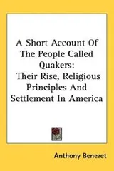 Cover of A short account of the people called Quakers