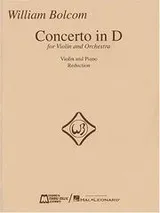 Cover of Concerto in D for Violin and Orchestra